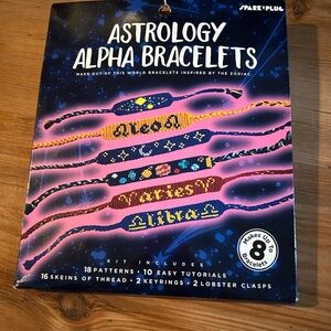 Spark Plug Astrology Alpha Bracelets Craft Kit - opened but unused Friendship